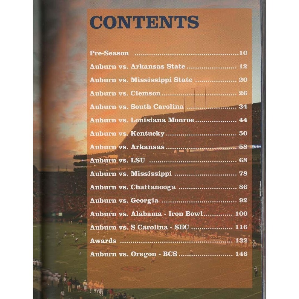Auburn Tigers All In National Championship 2010 Football Book Ledger Enquirer - Picture 4 of 4